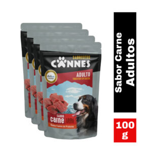 pack 24 sobre cannes adulto carne 100 grs