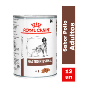 pack 12 lata royal canin gastrointestinal 385 grs
