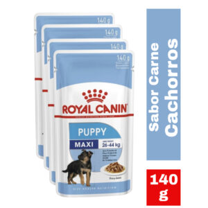 pack 10 sobre royal canin cachorro carne 140 grs